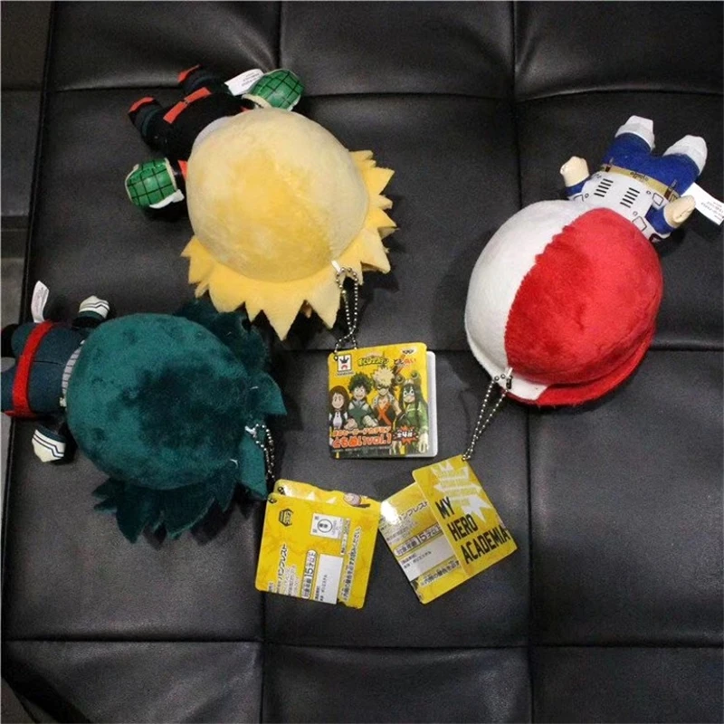15 см аниме мой герой Academy Izuku Midoriya Katsuki Bakugou Shouto Todoroki подвеска с мягкой игрушкой мягкие куклы подарок