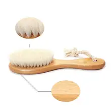 Деревянная ручка мягкая щетинная щетка для тела отшелушивающий спа душ-Массажер скруббер богатый пенообразователь, легко удалить масло для тела cutin