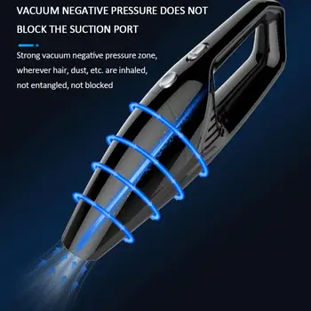 

Hot Portable Handheld Wireless Auto Vacuum Cleaner 120W 5000pa Powerful Suction Car Vacuum Cleaner Automobile/Travel Accessories