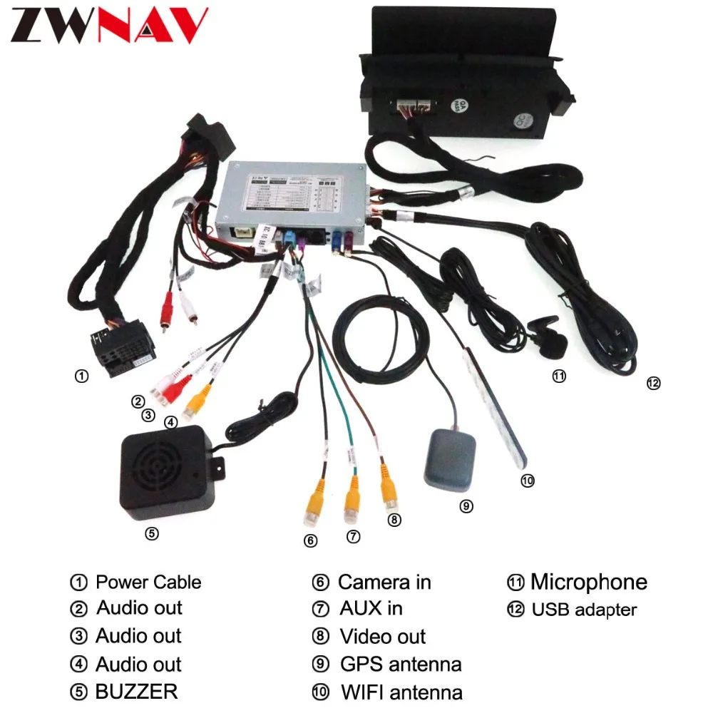 Discount Android 8.0 Car multimedia player head unit For Mercedes Benz C Class W204 C200 2007 - 2014 Radio stereo Audio gps tape recorder 5