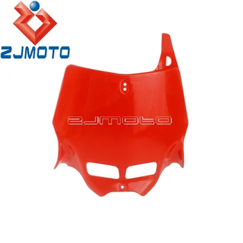

Universal Motorcycle Motocross Red Front Number Plate For Honda XR CR CRF 230 250 450 650