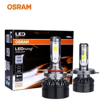 OSRAM Автомобильные светодиодные лампы фар 9012 HIR2 светодиоды H7 H4 HB2 9003 9005 9006 HB4 HB3 H11 H8 H16 6000K белый 25Вт 12В автомобильные аксессуары