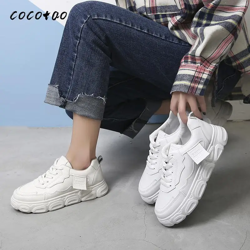 

Daddy Shoes Women 2020 Autumn And Winter New Fashion Sports Casual Shoes Thick Bottom Wild Ins Students Small White Shoes Tide