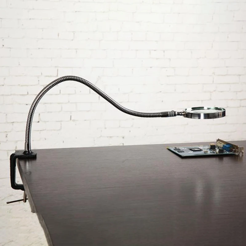  3.5X Magnifier for Embroidery Magnifying Glasses Desk Table Clamp Folders Magnifying Glass