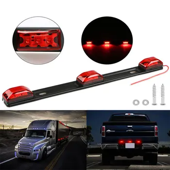 

Vehemo 2 Colors Truck Tail Lights Rear Side Marker Lamp Universal Side Lights Pickup RV
