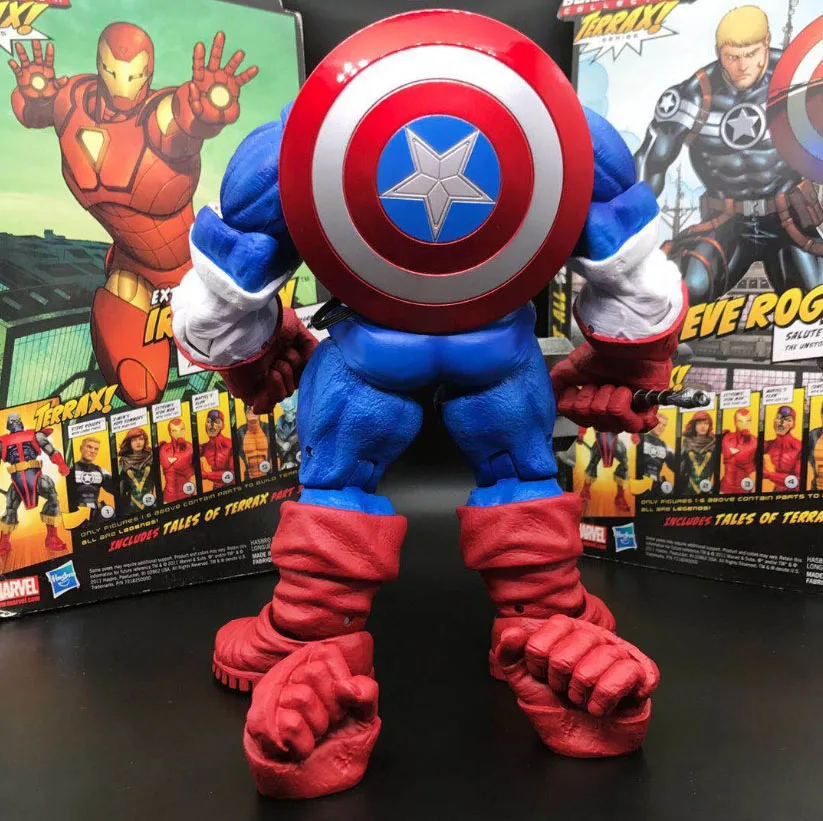Фигурка Marvel DST X-men Juggernaut Капитан Америка с Thor Hammer Custom " свободная фигурка