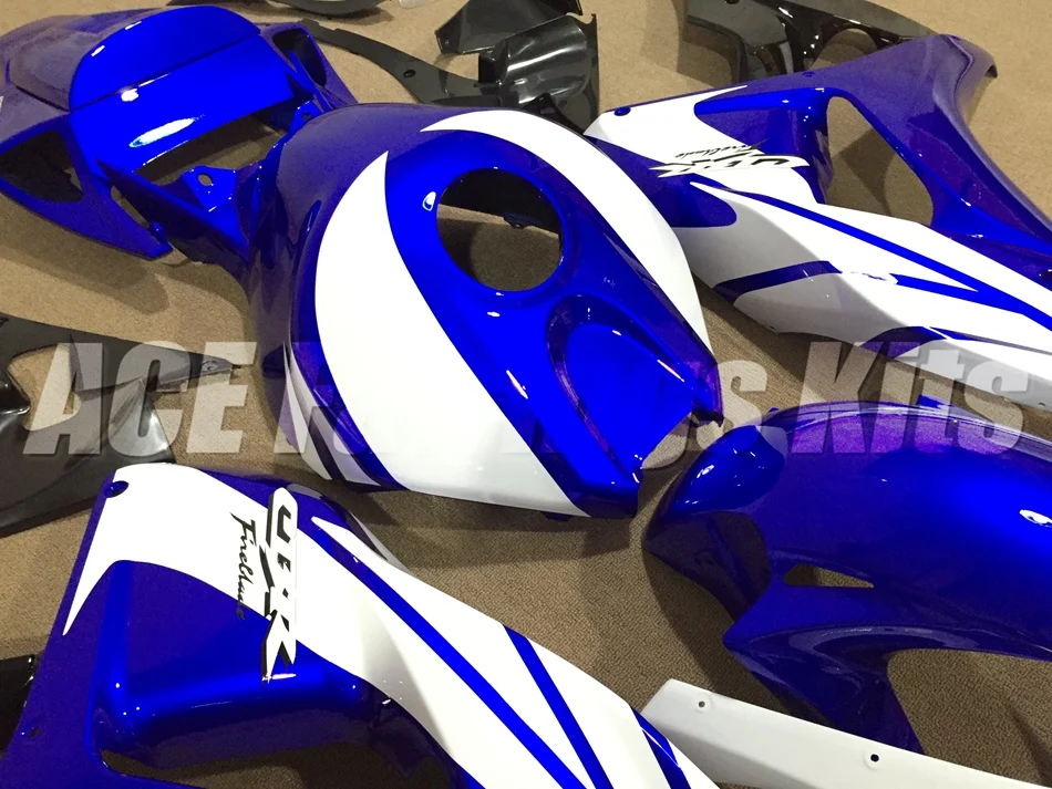 Топ(литье под давлением) ABS полный обтекатель комплект Подходит для Honda CBR1000RR 06 07 2006 2007 1000RR Обтекатели на заказ белый синий