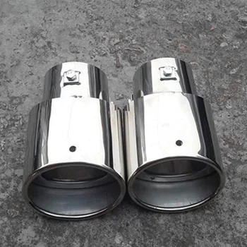 

For Honda Odyssey 2005 to 2014 Car Exhaust Tail Muffler Tip Pipe Silencer Protector Tailpipe Outlet Nozzle End Car Styling 2pcs