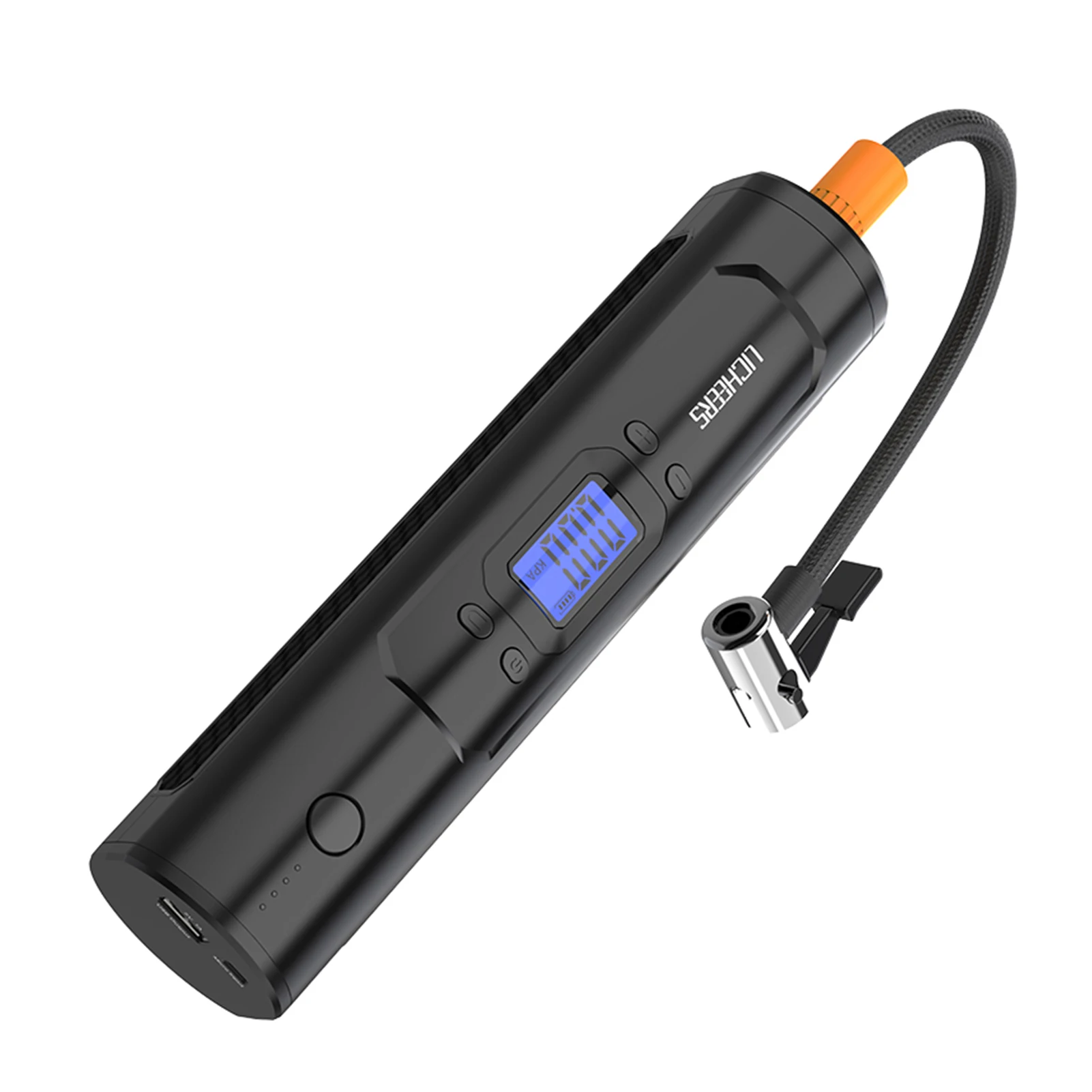 6000mAh 25 / Min Air Compressor 12V 150 PSI Tire Inflator Electric Auto Pump for Car Motorcycle Bike with Digital LCD LED Light |