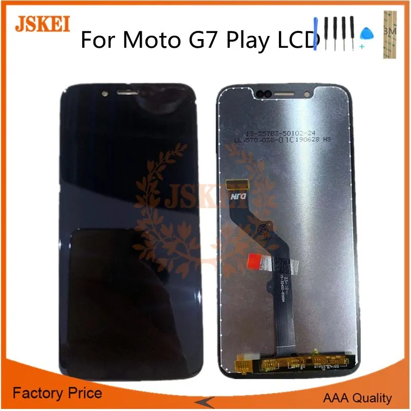 5 7 дюймов для Motorola Moto G7 Play XT1952 ЖК-дисплей сенсорный экран дигитайзер замена