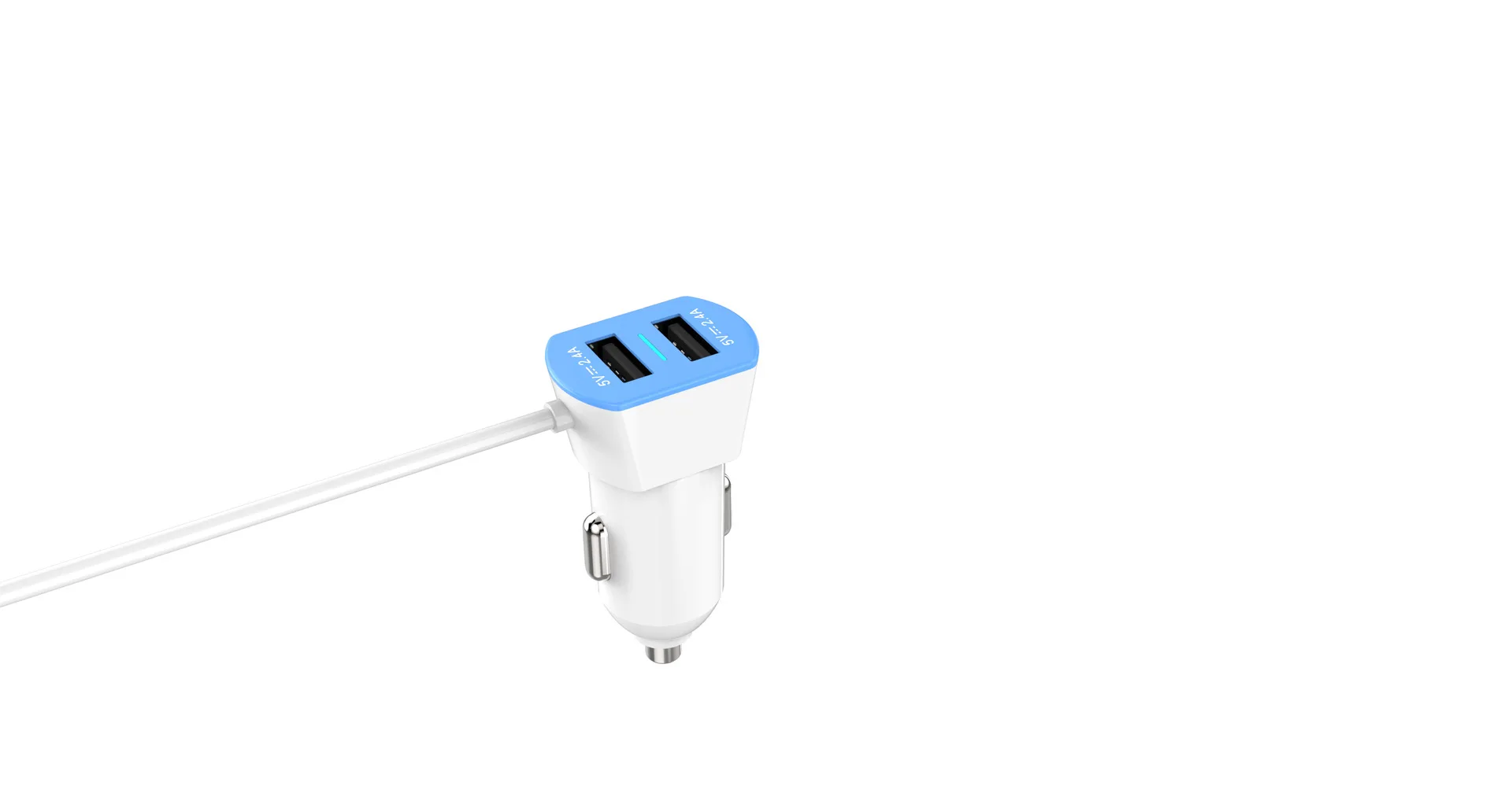 Зарядное устройство, двойной USB рот автомобильное зарядное устройство, мобильный телефон 4.8A зарядное устройство, быстрая зарядка интеллектуальная зарядка