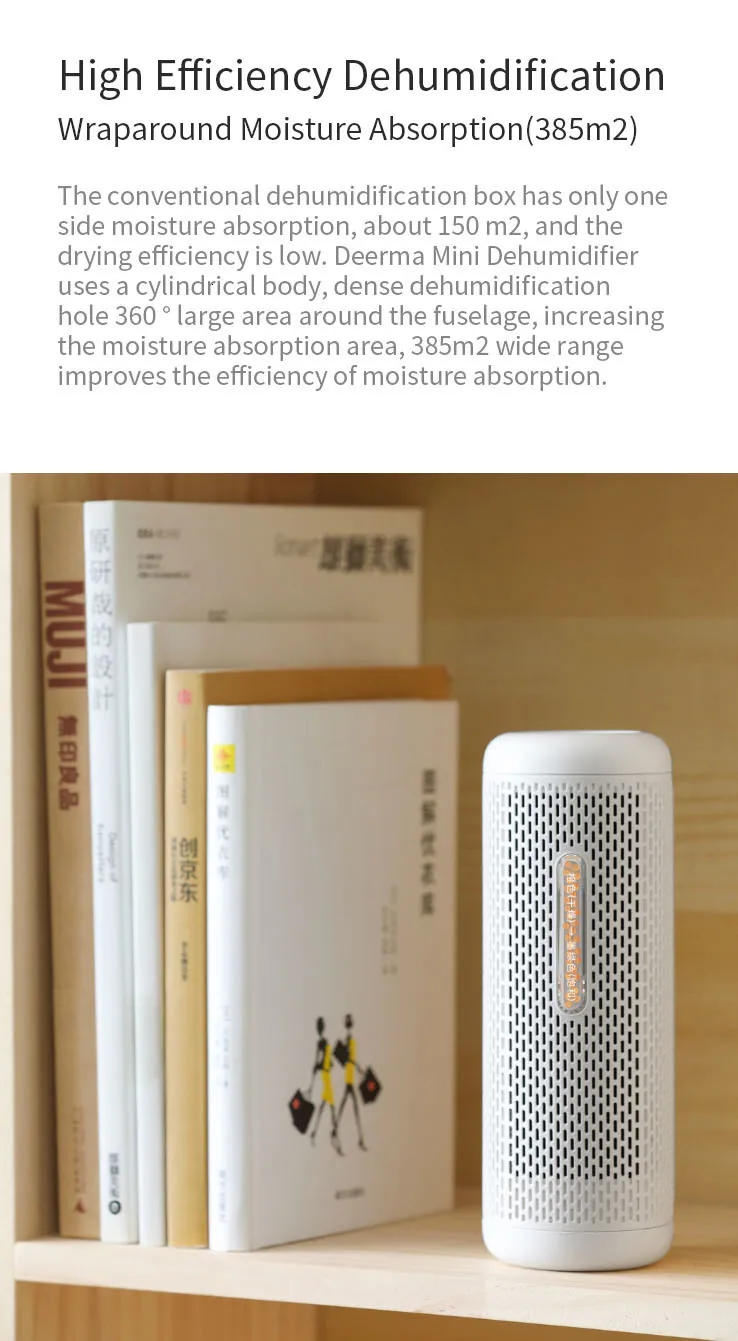 Xiaomi Mijia Deerma Dem-cs10m мини Осушитель бытовой цикл осушитель поглощение влаги сушилка для влагопоглощения