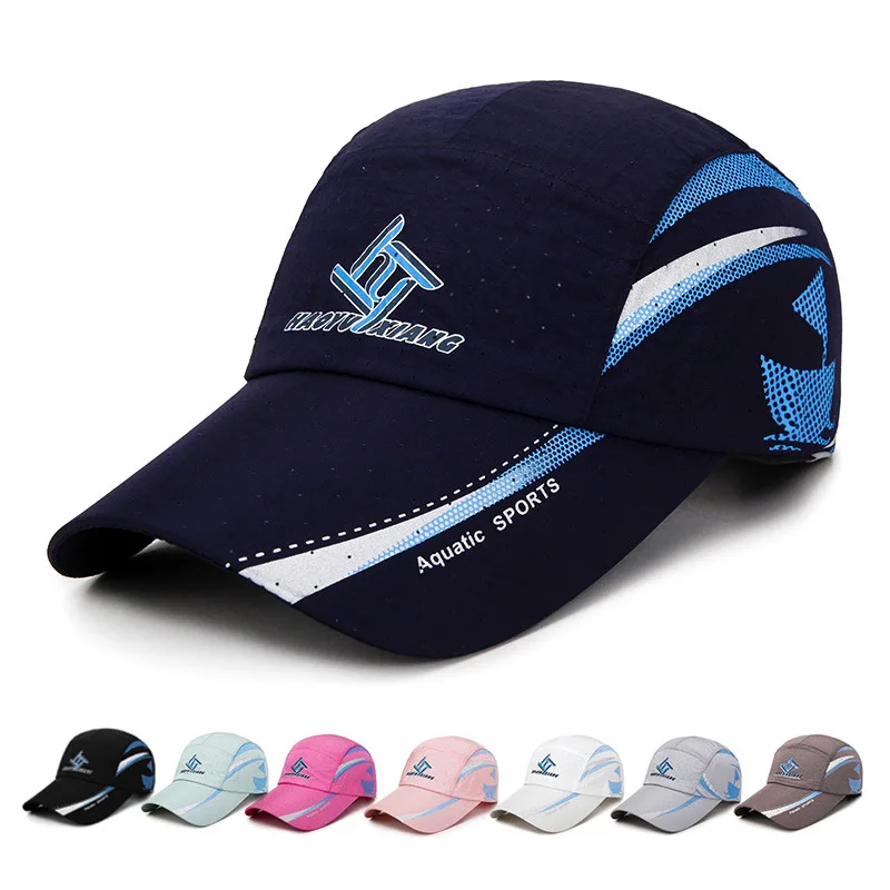 Summer Outdoor Sports Thin Quick Drying Baseball Cap Men Women Travel Climbing Hiking Cycling Fishing Suncreen Hat
