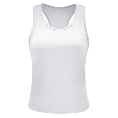 white LEOQ, открытая спина, Спортивная, для йоги, сетчатые рубашки, одежда для тренировок, топы для фитнеса, тренажерного зала, футболка, профессиональная майка, без рукавов, спортивный жилет - Цвет: white