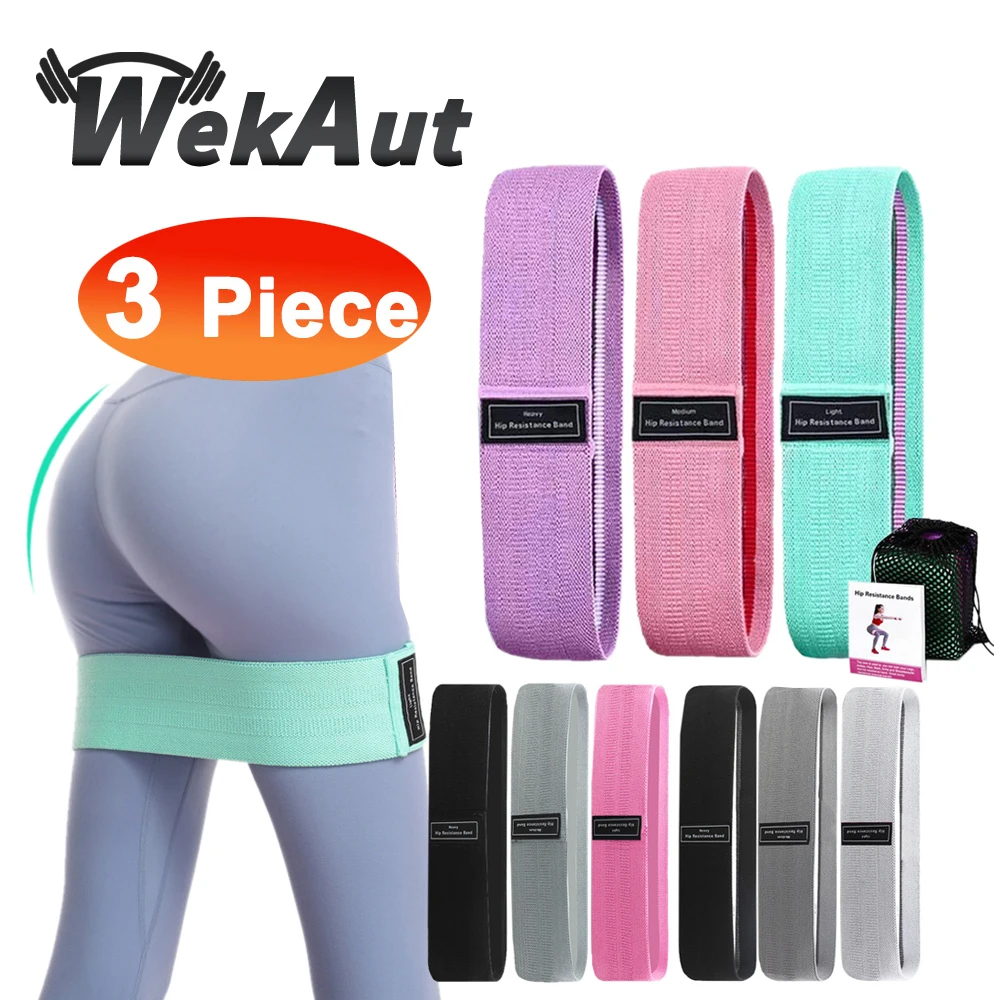 1/2/3PCS/Lot Fitness Rubber Band Elastic Yoga Resistance Bands Set Hip Circle Expander Gym Booty Home Workout | Спорт и развлечения