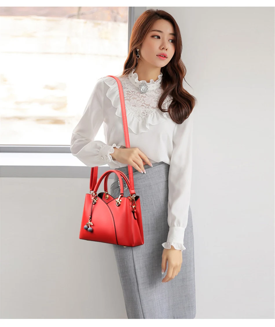 2022 Brand Luxury Handbag Women's Stitching Designer Shoulder Crossbody Bag Soft Leather Ladies Messenger Casual Tote Sac A Main