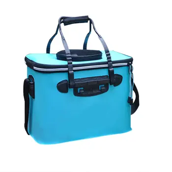 

Hot Selling Fishing Bucket Box Folding Storage Container Carrier Large Capacity with Handle for Outdoor