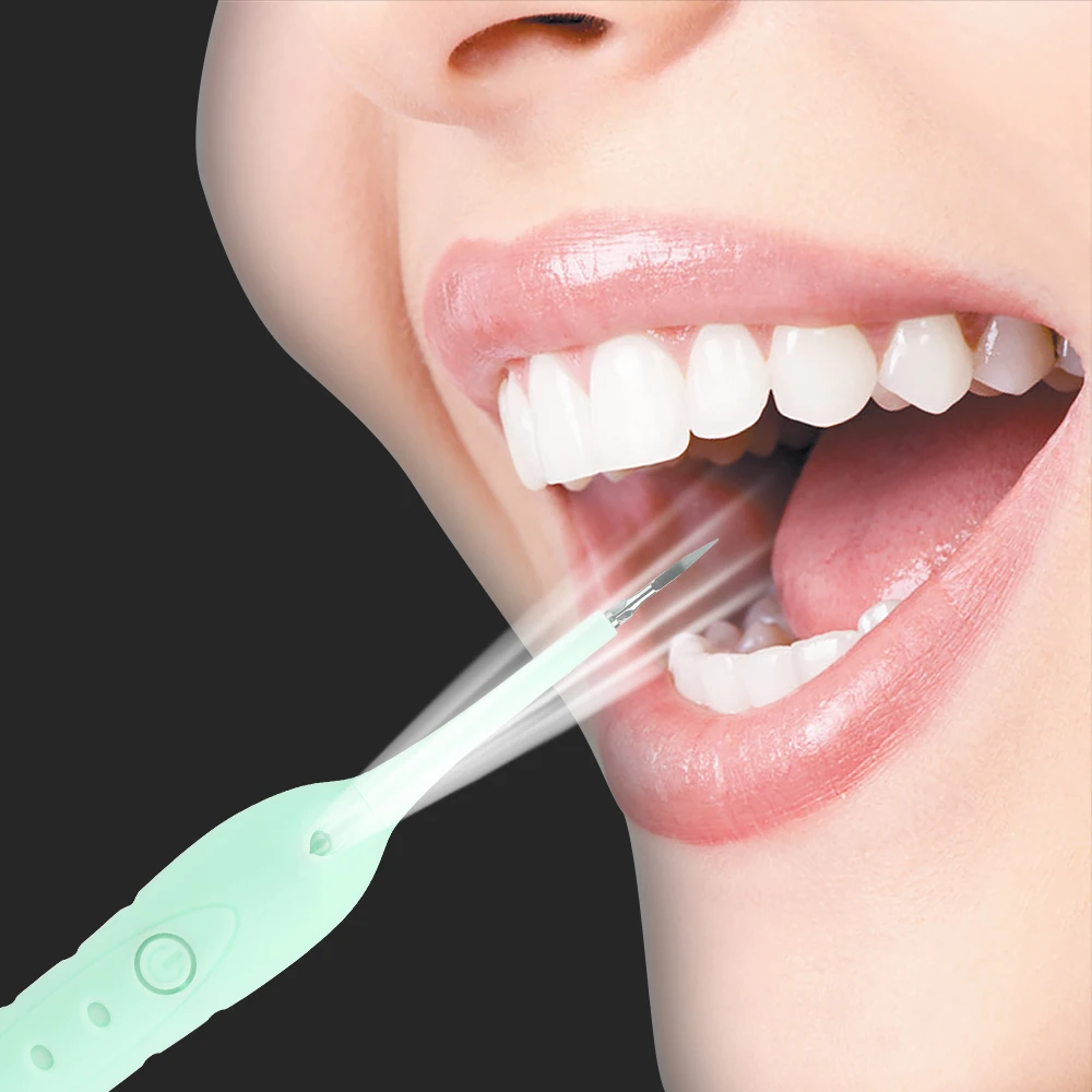 Electric Calculus Remover Teeth Whitening Cleaning Dental Tartar Scraper Tooth Polisher Stain Eraser High Frequency Vibration 4