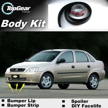 

Bumper Lip Lips For Chevrolet Corsa 2000~2019 / Top Gear Shop Spoiler For Car Tuning / TOPGEAR Recommend Body Kit + Strip