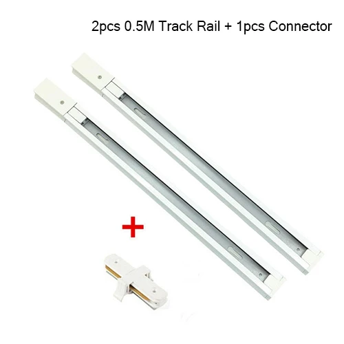 White Track Strip Скандинавский рельсовый светильник для кухни, гостиной, светодиодный Трековый светильник, COB Точечный светильник s для дома, фоновый светильник, украшение для магазина одежды - Испускаемый цвет: White Track Strip