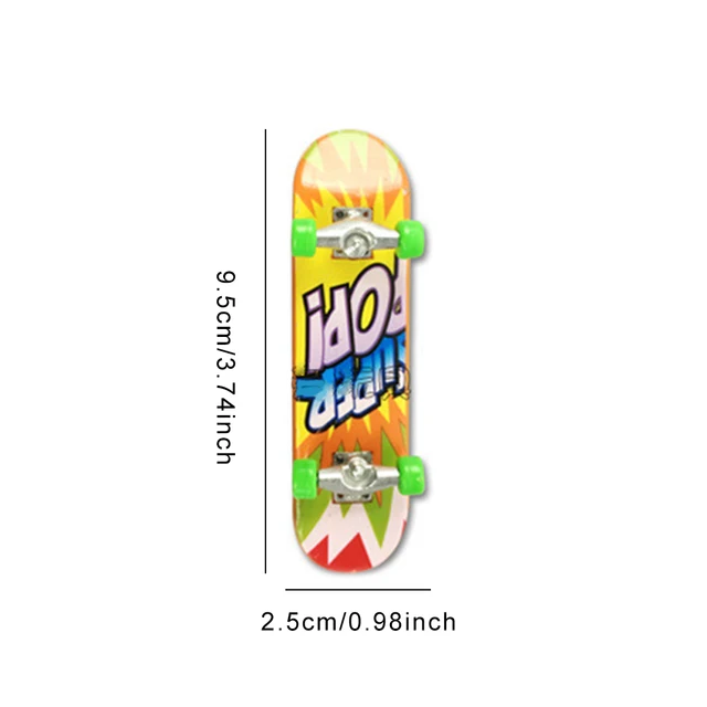 Innovative Printing Professional Alloy Stand FingerBoard Skateboard Mini Finger Boards Skate Truck Finger Skateboard For Kid Toy 2
