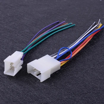 

beler 6 Pins & 10 pins Radio Adapter Stereo Installation Wire Harness Cable Plug Connector Plug Fit for Toyota 4Runner Camry