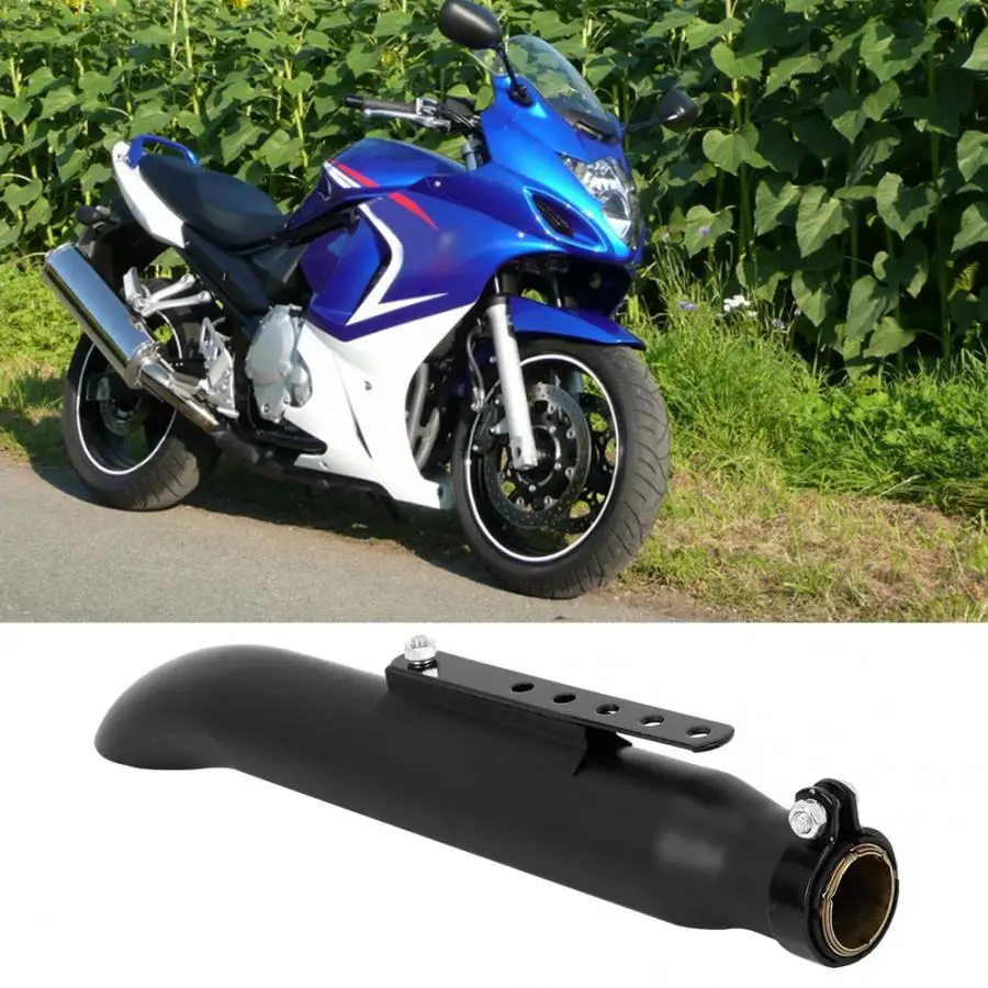 Motocicleta винтажный мотоциклетный Глушитель выхлопная труба мотоцикл модифицированный Универсальный Черный Мотоцикл аксессуары