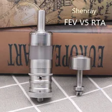 Shenray FEV V5 RTA атомайзер электронная сигарета 6 мл 23 мм Mech Rebuildable Tank для 510 коробка мод батарея от FEV V4.5 Vapor Vape