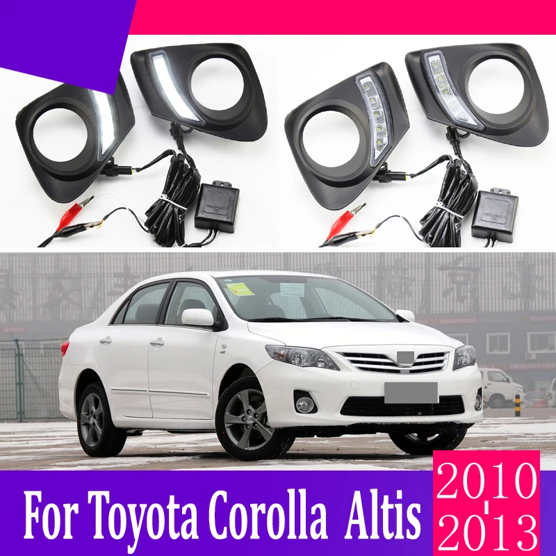 2 шт. для Защитные чехлы сидений сшитые специально Toyota Corolla Altis 2010 2013 6000K белый