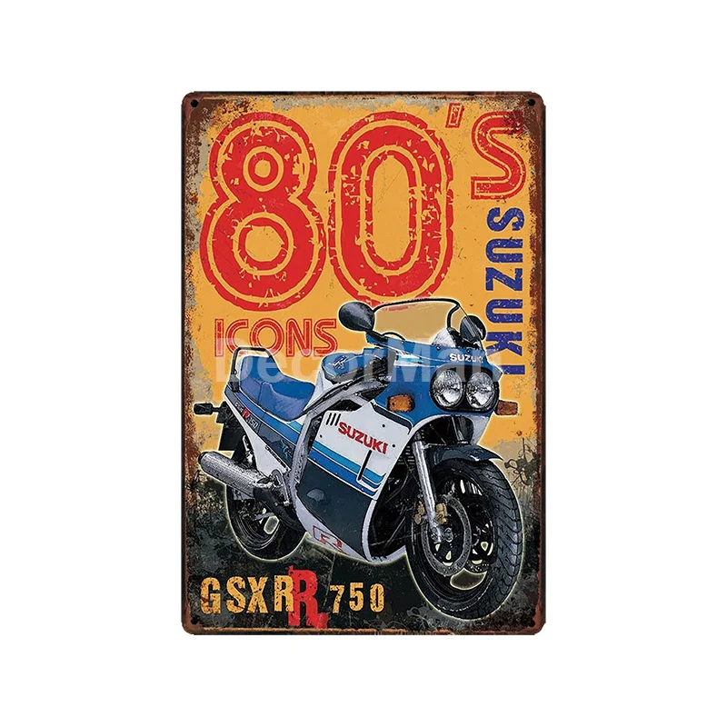 [DecorMan] мотоциклы Garage BSA сексуальная леди вывеска на стену на заказ плакат Route 66 Металлические Картины Бар Декор LT-1799 - Цвет: GLA-6001