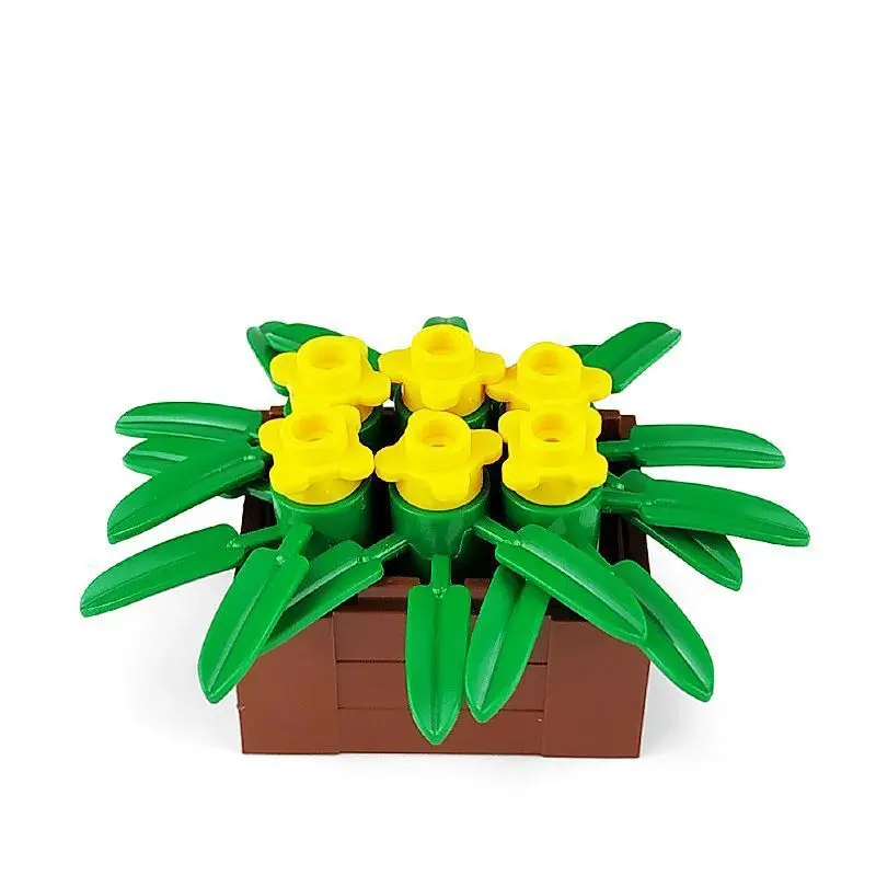 

Legoing Blocks MOC Creator Bricks The Flowers Building Blocks Toys for Children Assemble Block DIY Toy Creative DIY Parts
