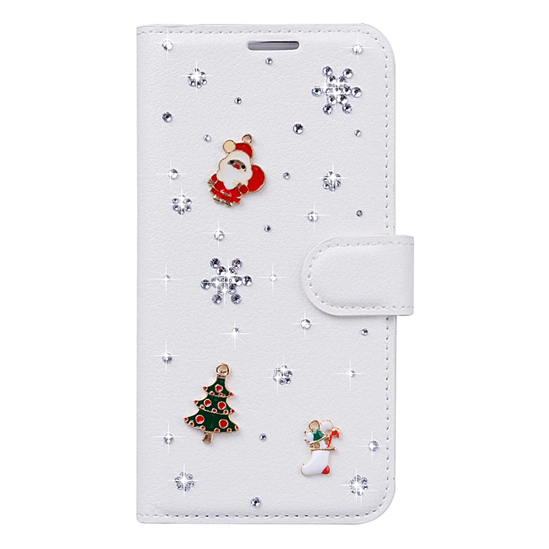 White DIY Алмазный чехол Флип кожаный бумажник-книжка чехол для iphone X XS Max для iphone XR мобильный телефон для Apple iphone 11 Pro Max чехол - Цвет: White