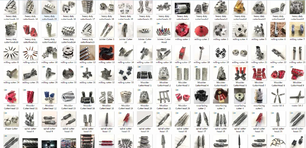 Spiral cutter head 10