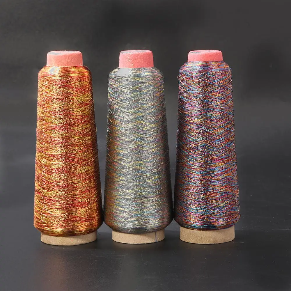 Mix Color Pick 3200m/Roll Reel DMC Metallic Embroidery Crochet Knitting Cross Stitch Yarn Threads Sewing tool machine needlework
