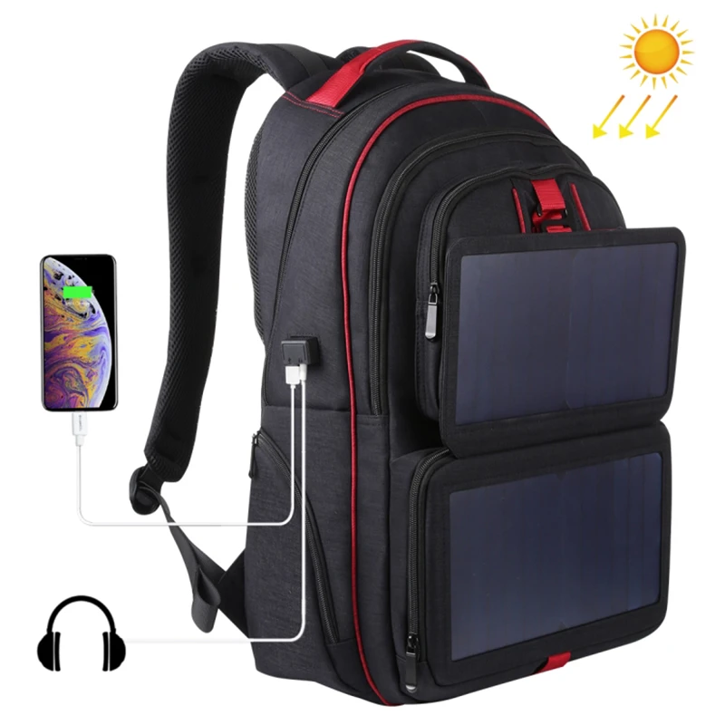 samenwerken Whitney Specimen 14W 5V Solar Rugzak Met Zonnepaneel Batterij Power Bank Oplader Voor  Smartphone Outdoor Camping Klimmen Reizen Wandelen|Rugzakken| - AliExpress