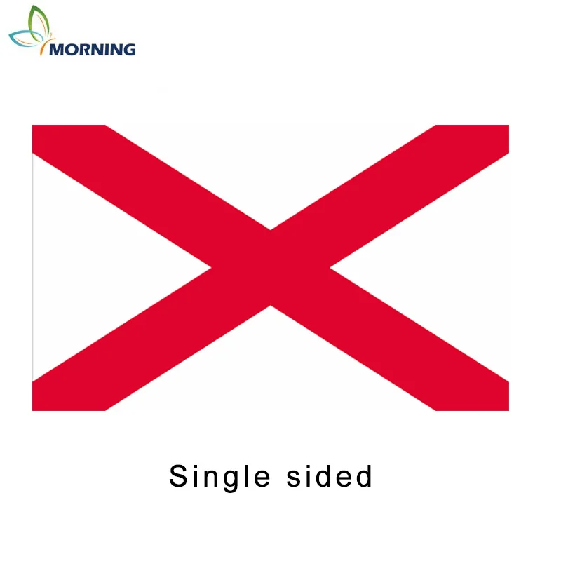 MORNING 150*90 см пользовательское украшение из Alabama fla - Цвет: Single side
