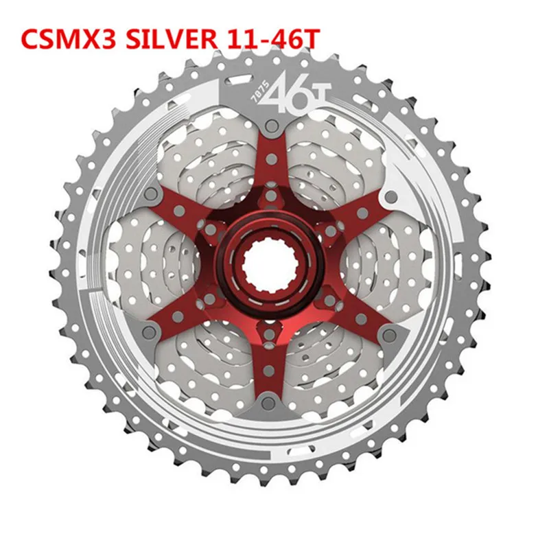 MX3 11-46T Silver Sunrace 10 скоростная кассета CSMS3 CSMX3 11-40 т 42 46T велосипедная кассета для Shimano SRAM маховик 11-40 11-42 11-46 10s кассета хорошее - Цвет: MX3 11-46T Silver