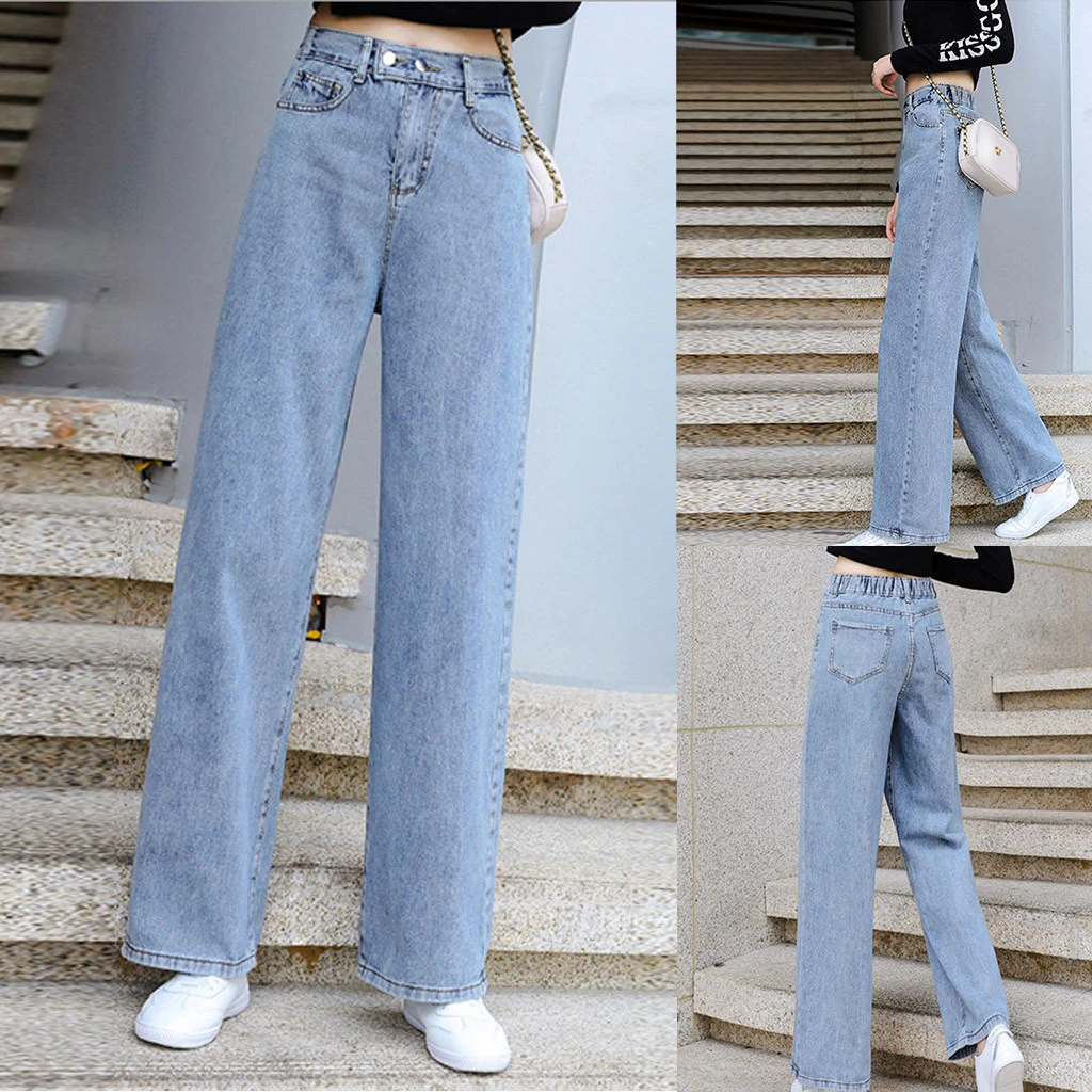 high waisted tube jeans