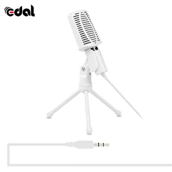 

High Quality Condenser Microphone Condenser Studio Mic 3.5mm Plug for PC Desktop Laptop Music Recording Broadcasting