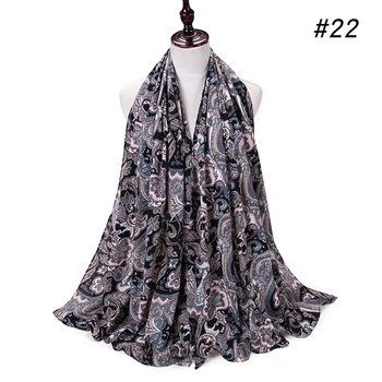 

long scarves Heavy bubble chiffon hijab scarf Malaysian Style totem Printed shawls muslim scarves headscarf wraps headband