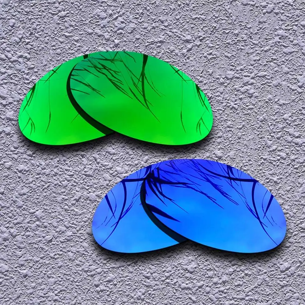 2 пары поляризованных сменных линз для солнцезащитных очков Oakley Romeo 1-несколько вариантов - Цвет линз: Green-Purple