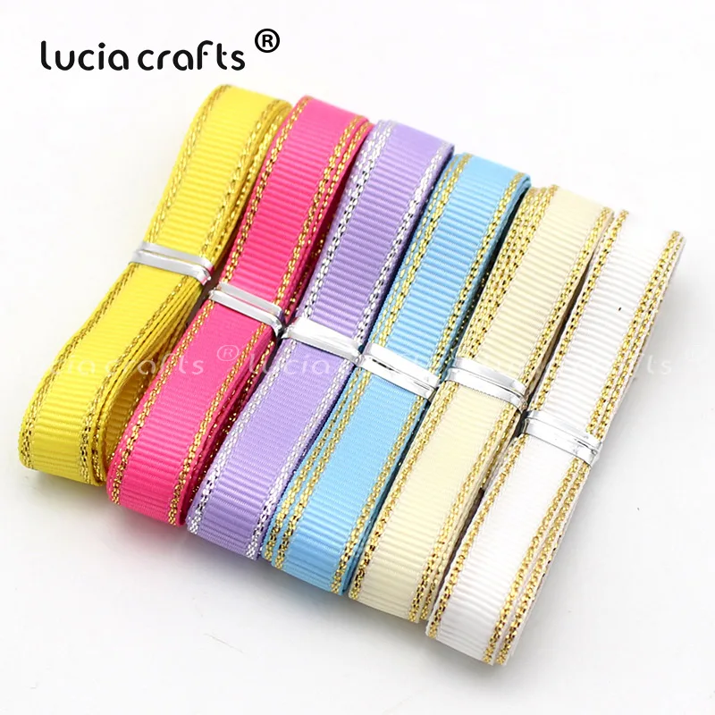 Lucia crafts 6/10/15/25 мм твердая цветная корсажная лента поделки своими руками шитьё вручную Материал вечерние Свадебные украшения T0401