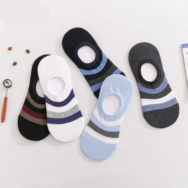 

NEW Gifts for Men Hip Hop Harajuku Off White Cotton Socks Cool Summer Ins Spring Stripe Happy Mens Funny Fashion Casual Sokken