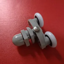 

8PCS Twin Shower Door Rollers/Runners 19/23/25/27mm Wheels Diameter Bathroom Door Runners Sliders Wheels Double wheel
