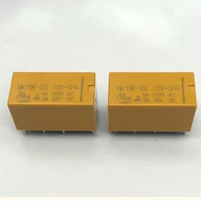 Новый реле 20 шт./лот катушка реле DPDT 8Pin 2NO 2NC HK19F DC12V SHG HK19F-DC12V-SHG
