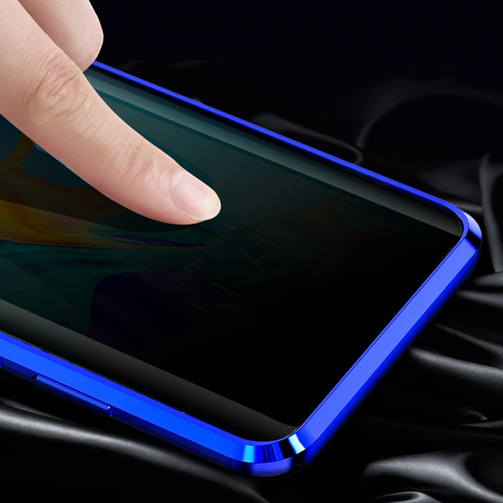 Магнитный чехол для huawei P30 Pro Nova 4 5i Pro, чехол из закаленного стекла для Honor 20 9X Pro mate 20X, чехол