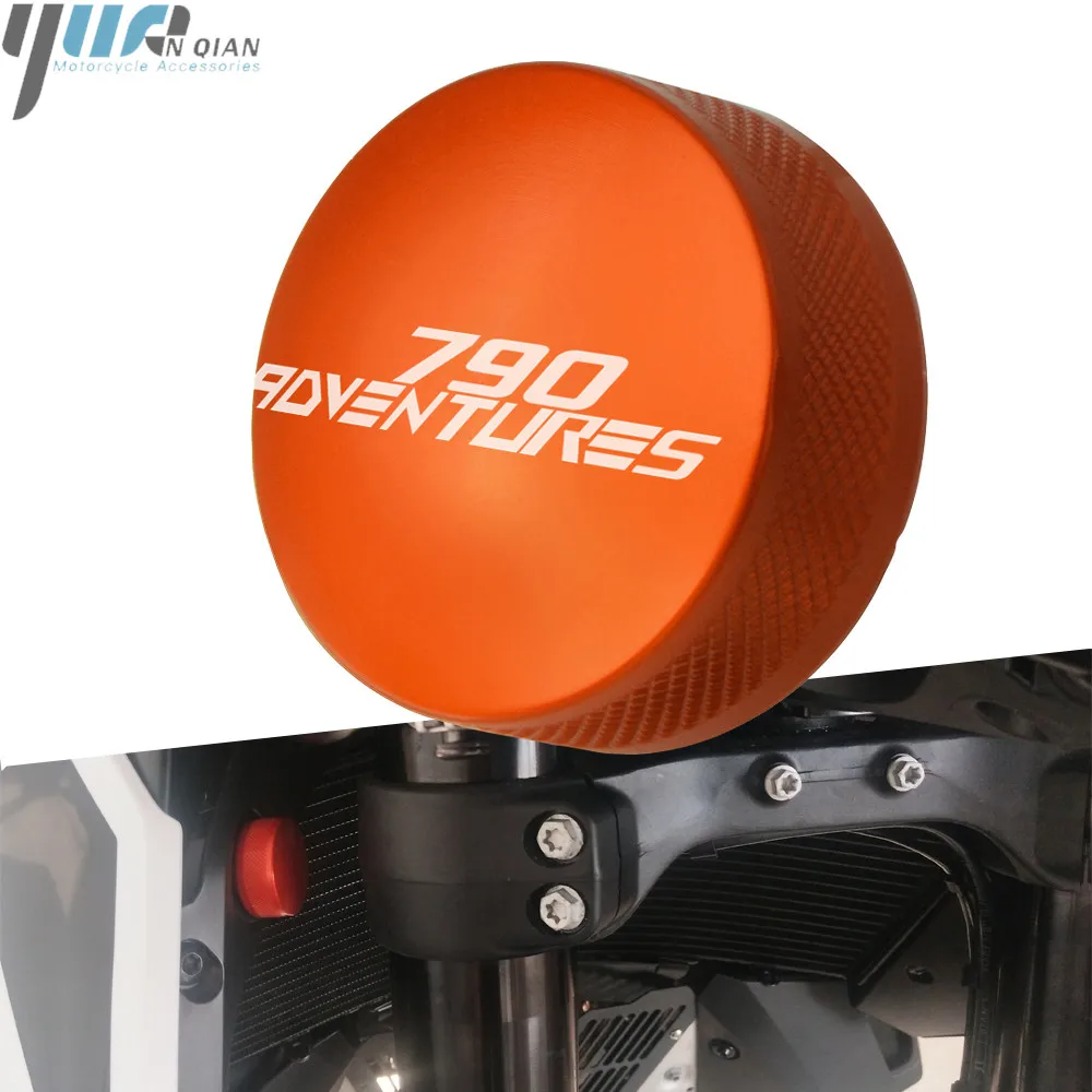 

New Motorcycle Accessories moto orange radiator cap motorbike Oil Filler Cap Plug Engine Tank Cover for KTM 790 Adventure S 2019