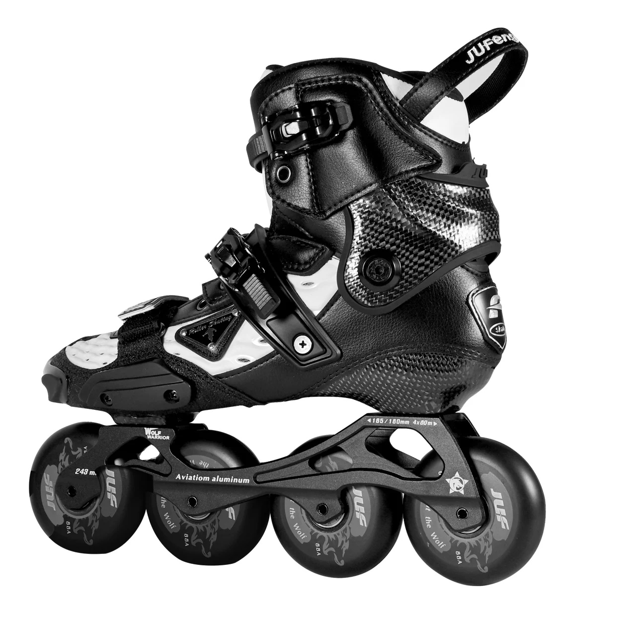 Inline Skates Carbon Fiber Original 2021 Wolf Iii Carbon Cuff Slalom