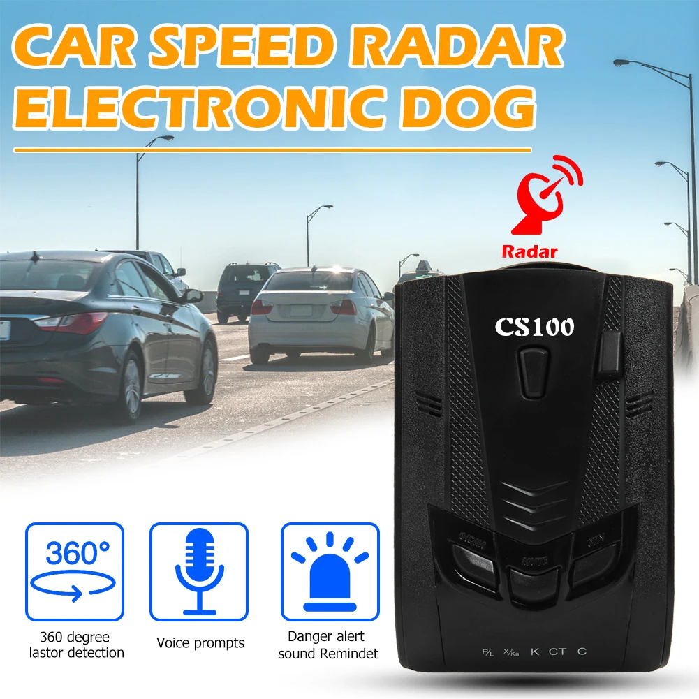 Автомобильный радар детектор SC100 со светодиодным дисплесветодиодный тестер