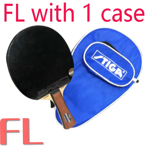 FL with 1 case Супер светильник Stiga Allround классический мастер Настольный теннис летучая мышь атака ракетка спорт пинг понг готовые ракетки с сумкой - Цвет: FL with 1 case